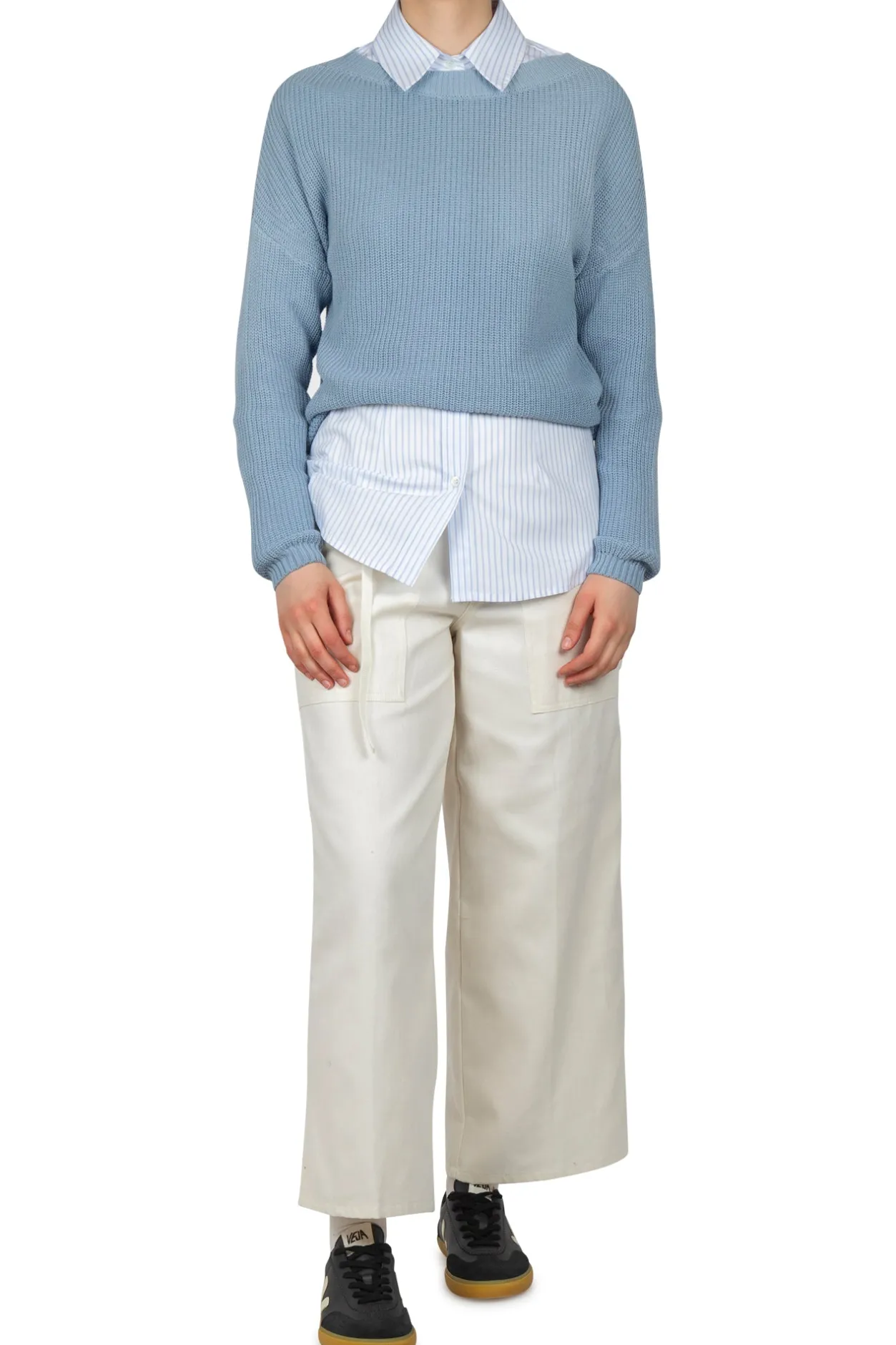- Maglia - 451433 - Azzurro^La Femme Blanche Hot