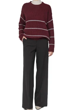 - Maglia - 442175 - Bordeaux^La Femme Blanche Discount
