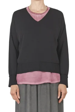 - Maglia - 451545 - Nero^La Femme Blanche Hot