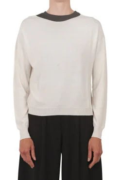 - Maglia - 451544 - Gesso^La Femme Blanche Fashion