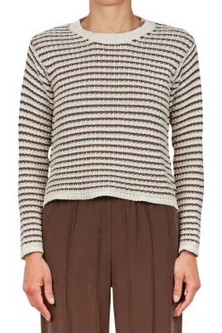 - Maglia - 451521 - Gesso/Moro^La Femme Blanche Sale