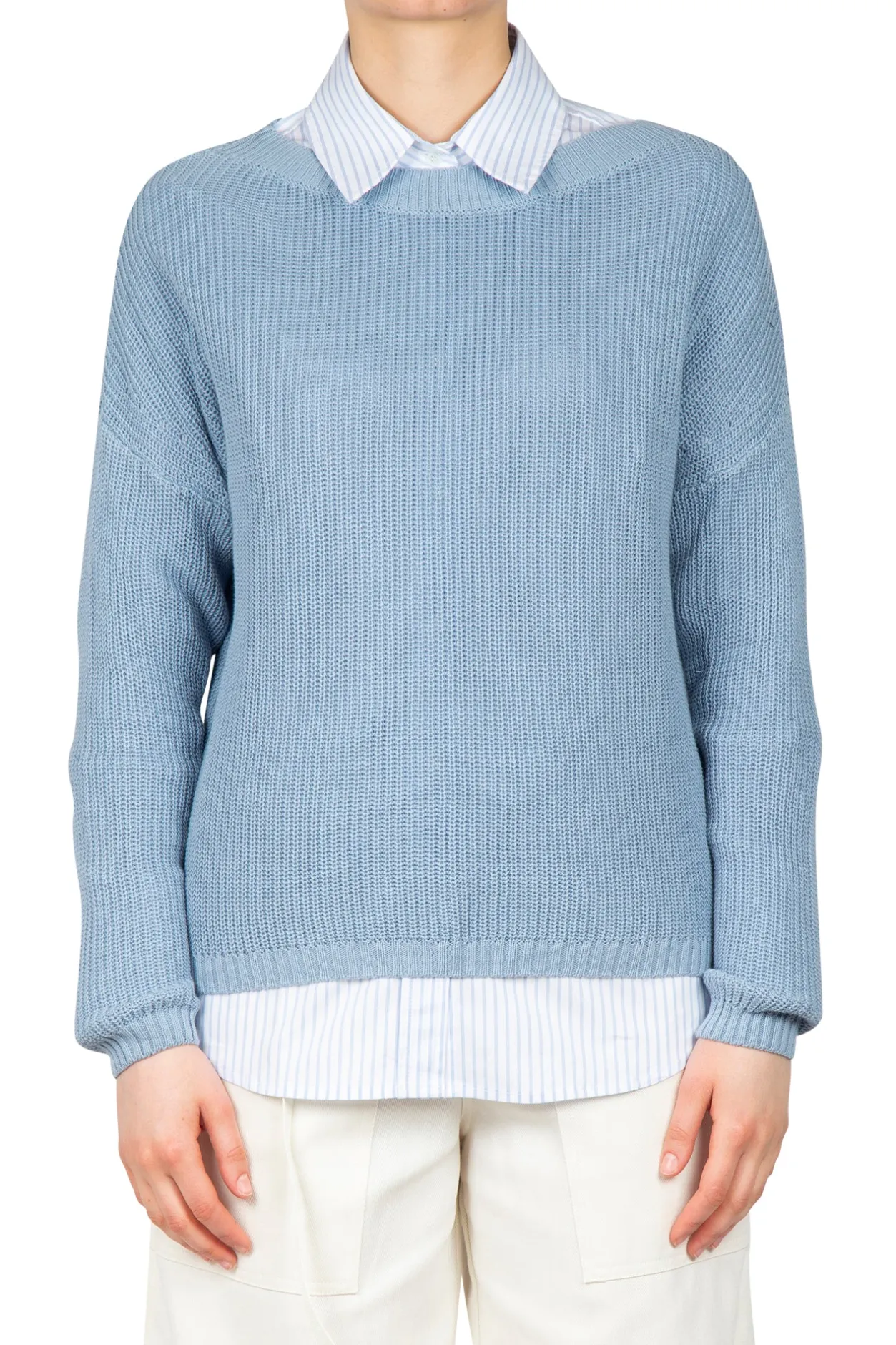 - Maglia - 451433 - Azzurro^La Femme Blanche Hot