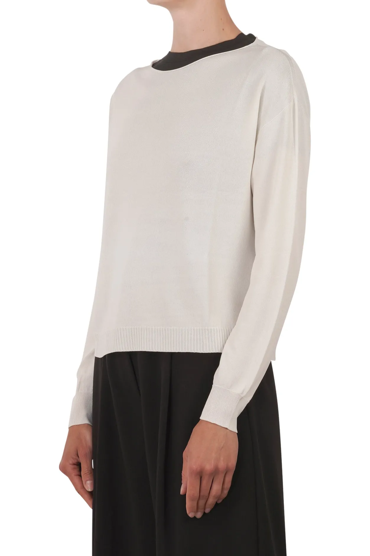 - Maglia - 451544 - Gesso^La Femme Blanche Fashion