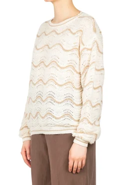 - Maglia - 451436 - Panna/Nocciola^La Femme Blanche Clearance