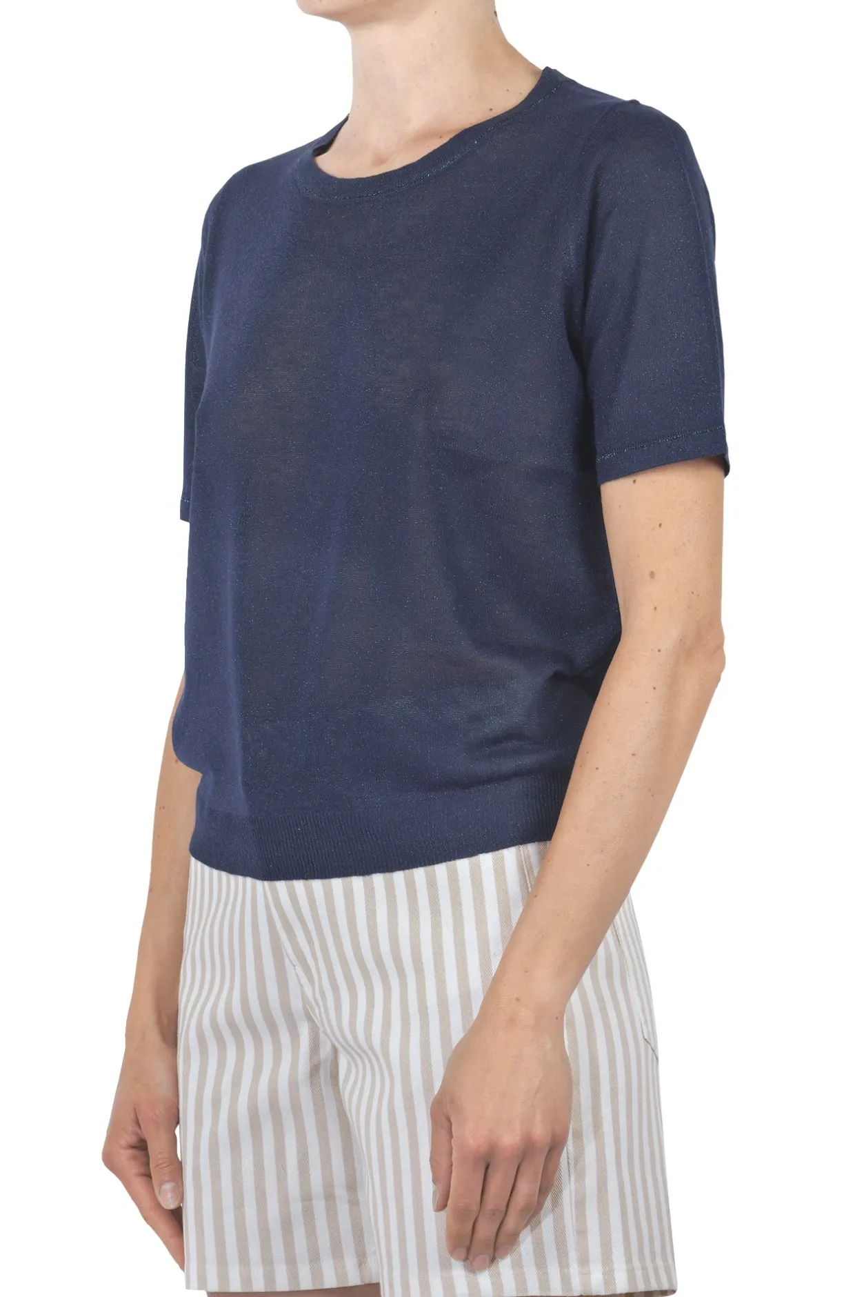 - Maglia - 451548 - Blu scuro^La Femme Blanche New