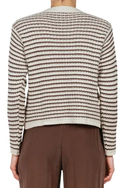 - Maglia - 451521 - Gesso/Moro^La Femme Blanche Sale