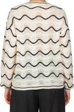 - Maglia - 451436 - Panna/Nero^La Femme Blanche Sale
