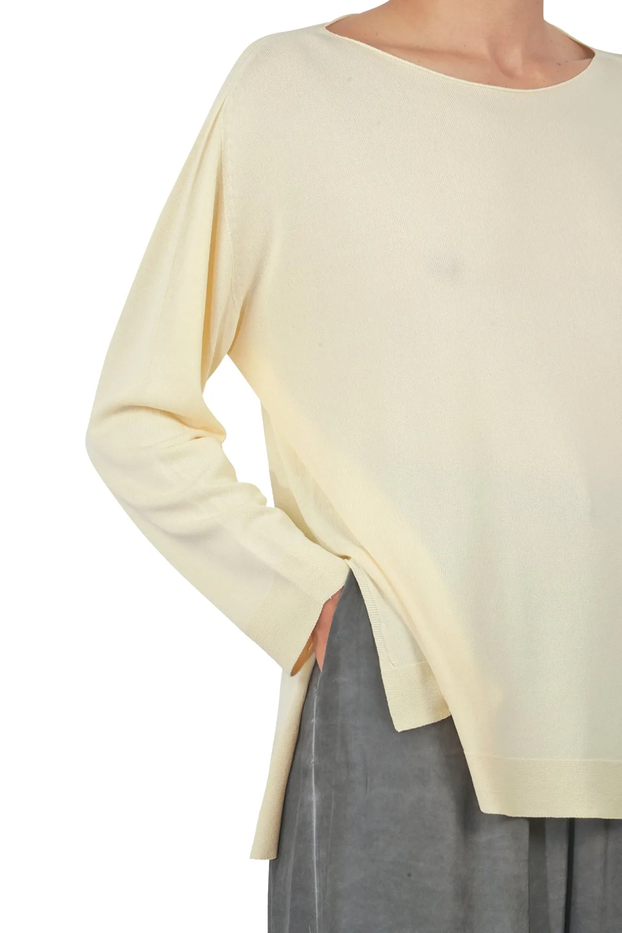 - Maglia - 451542 - Giallo^La Femme Blanche Fashion