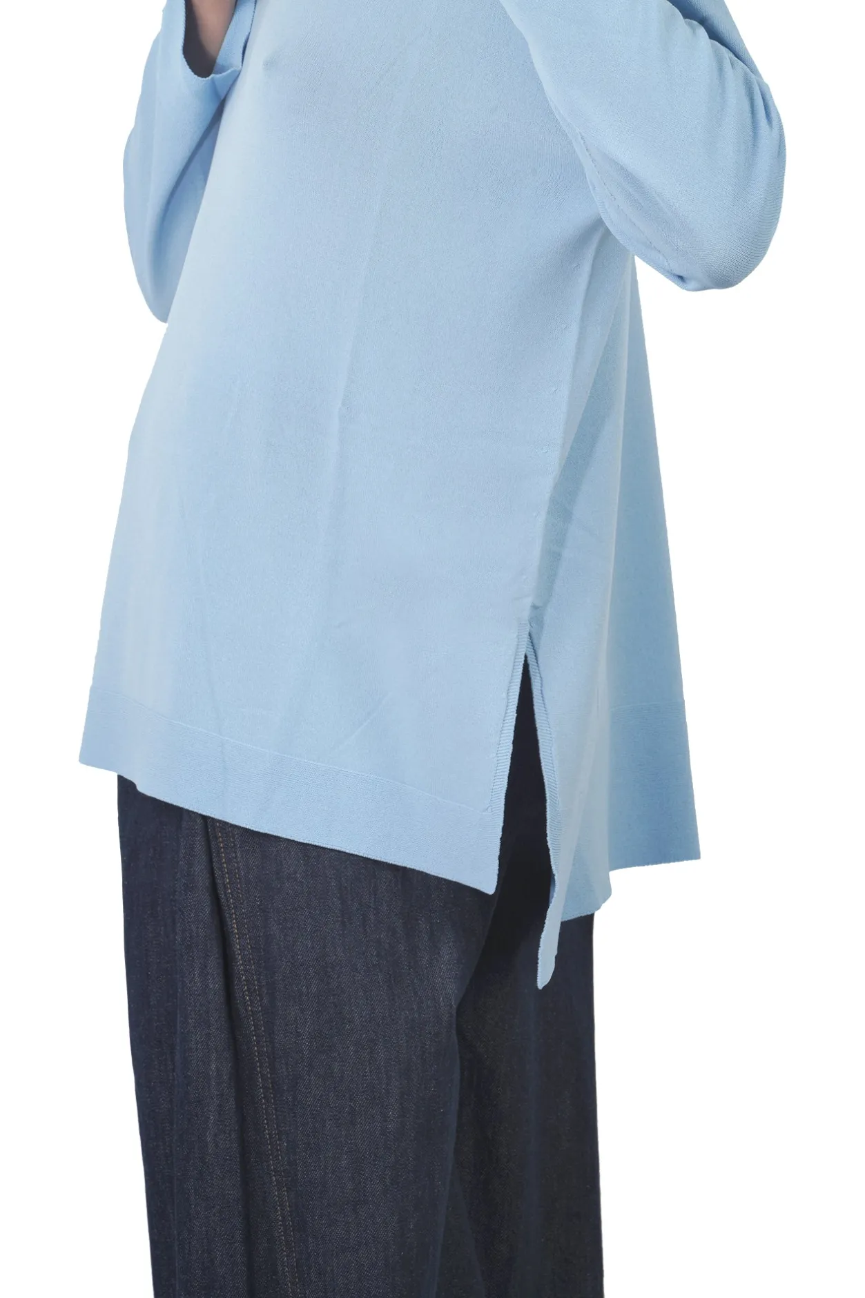 - Maglia - 451542 - Celeste^La Femme Blanche Clearance