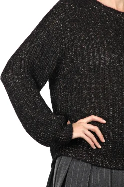 - Maglia - 441808 - Nero^La Femme Blanche Clearance