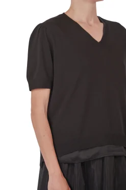- Maglia - 451547 - Nero^La Femme Blanche Hot