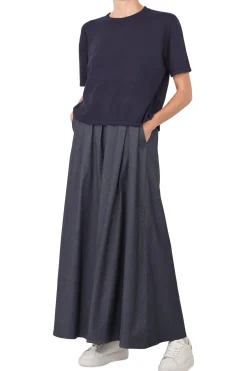 - Pantalone - 451587 - Denim scuro^La Femme Blanche New