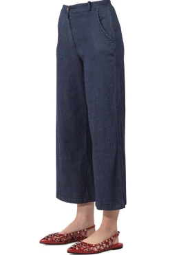 - Pantalone - 451528 - Denim scuro^La Femme Blanche Online