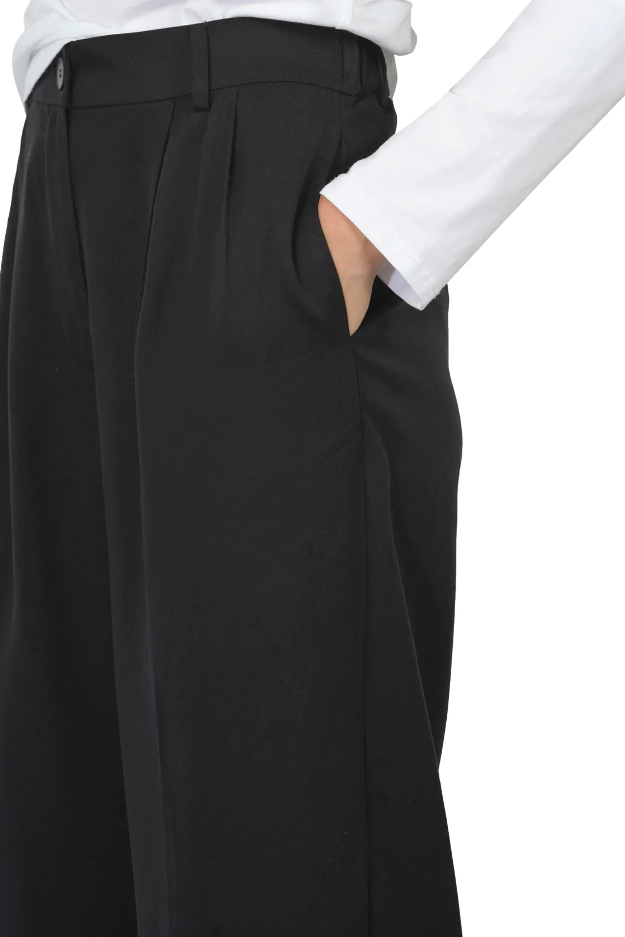 - Pantalone - 451440 - Nero^La Femme Blanche Clearance