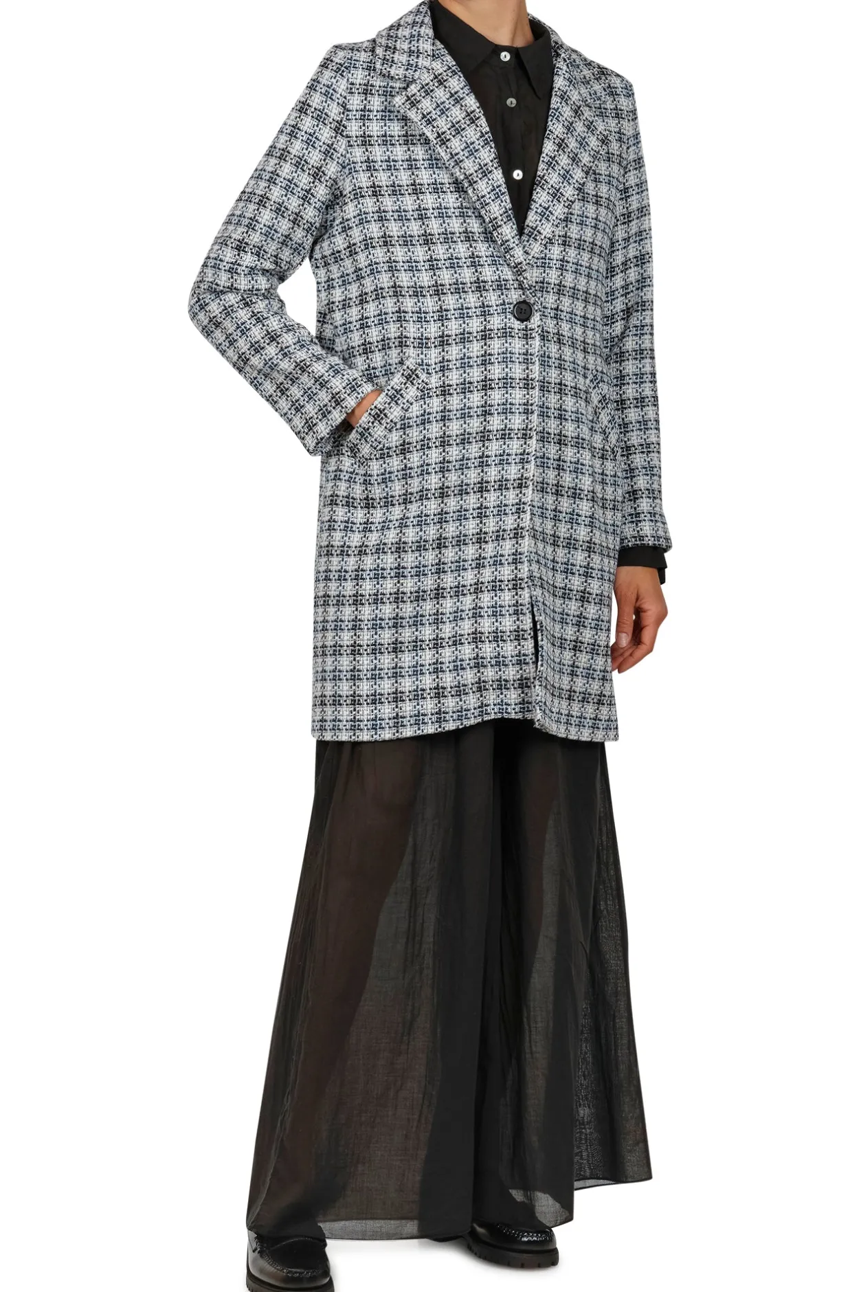 - Soprabito - 451494 - Bianco/Nero^La Femme Blanche Online