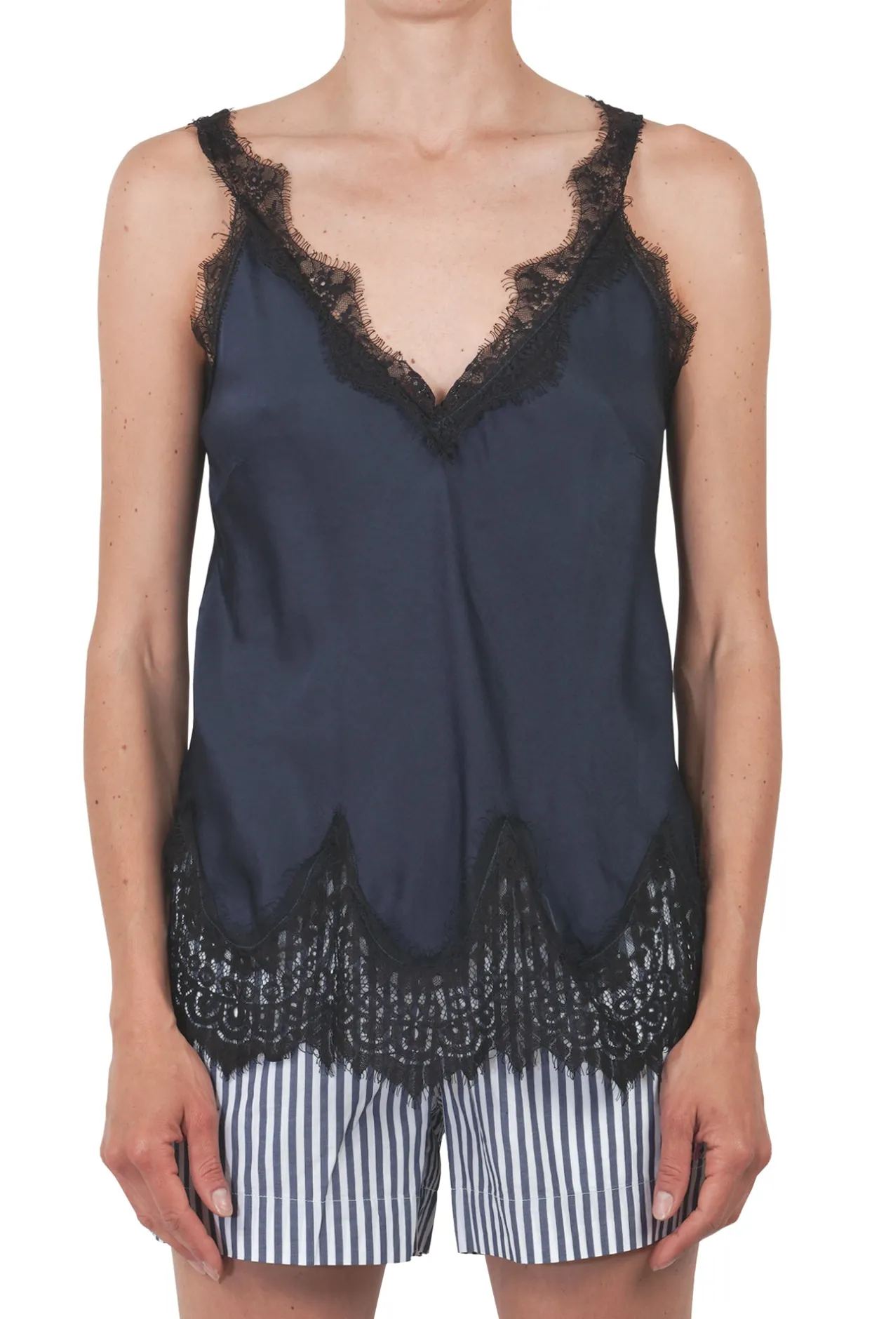 - Top - 451603 - Blu^La Femme Blanche Outlet