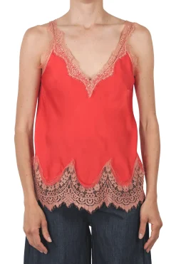 - Top - 451603 - Rosso^La Femme Blanche Best