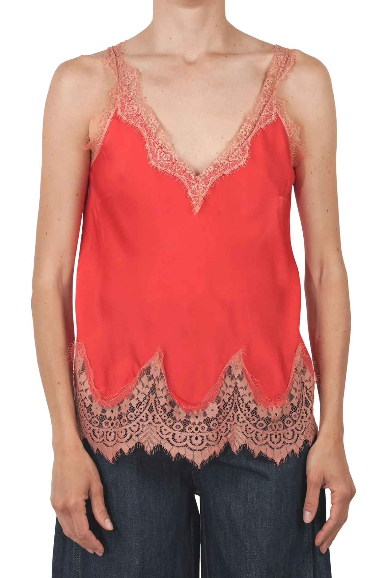- Top - 451603 - Rosso^La Femme Blanche Best