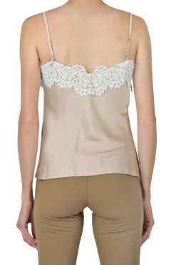 - Top - 451461 - Beige^La Femme Blanche Best