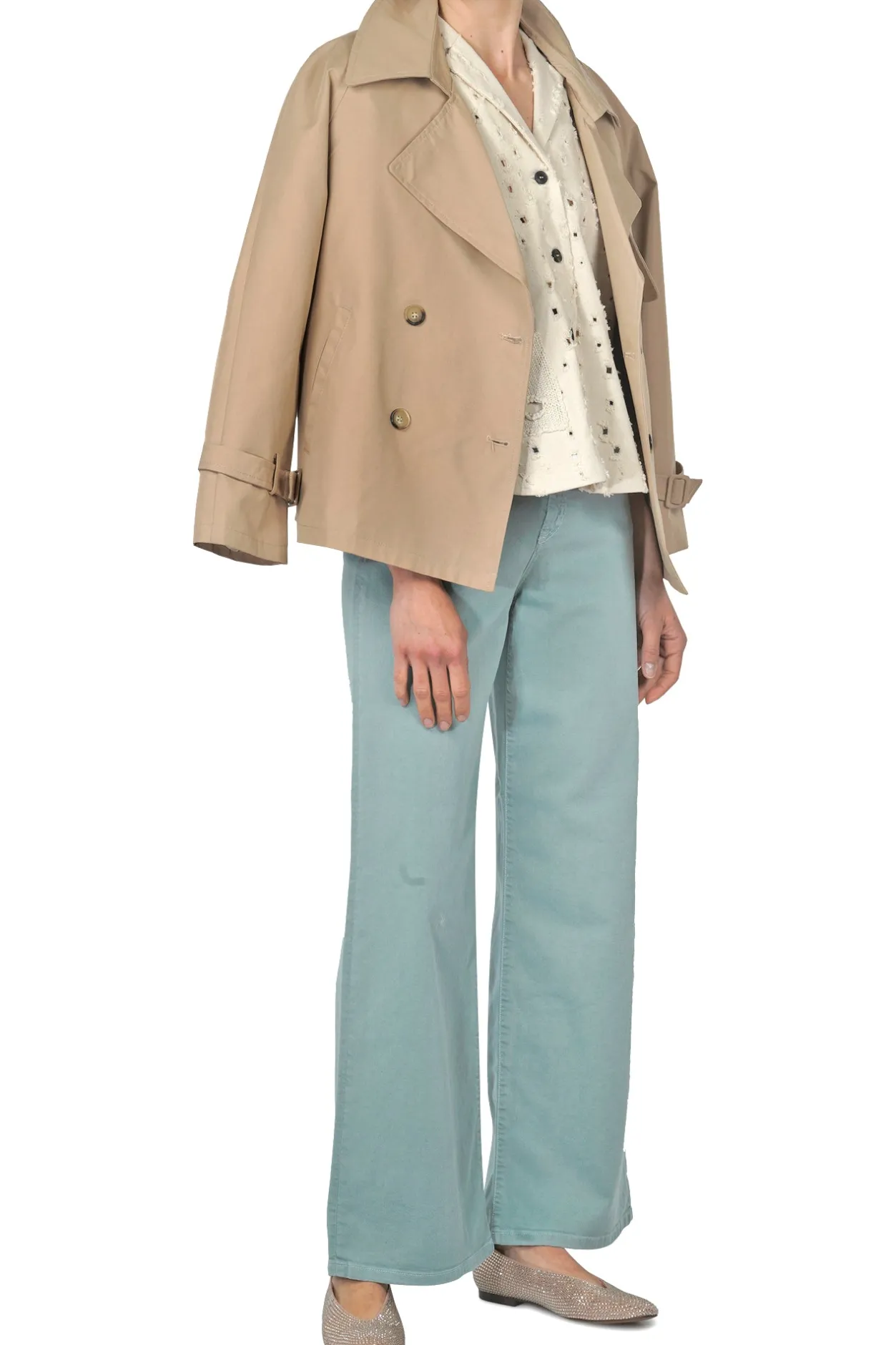 - Trench - 451447 - Beige^La Femme Blanche Discount