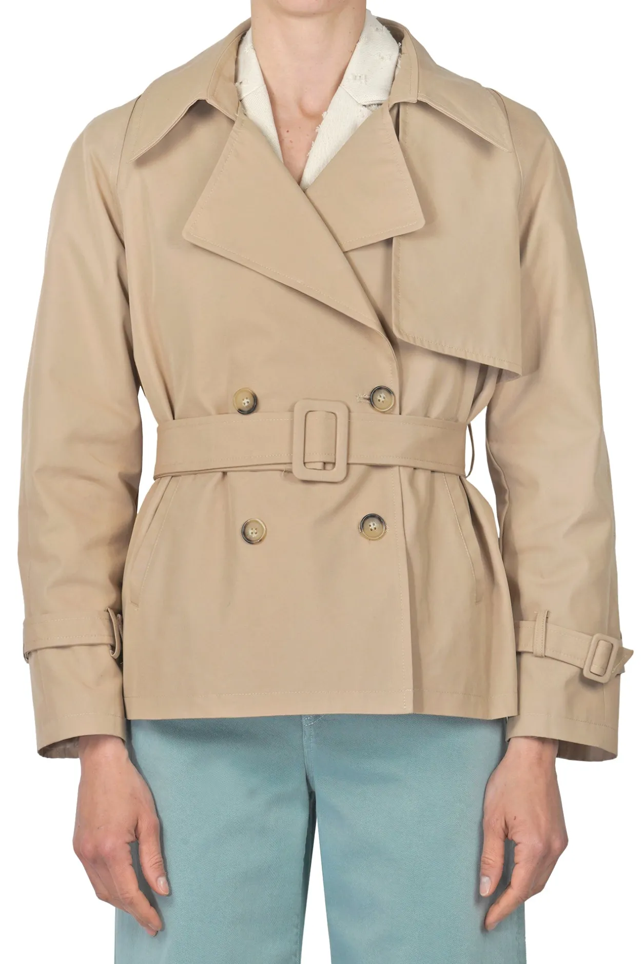 - Trench - 451447 - Beige^La Femme Blanche Discount