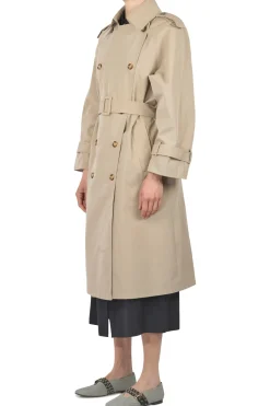 - Trench - 451449 - Beige^La Femme Blanche Sale