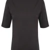 - T-shirt - 451529 - Nero^La Femme Blanche Outlet