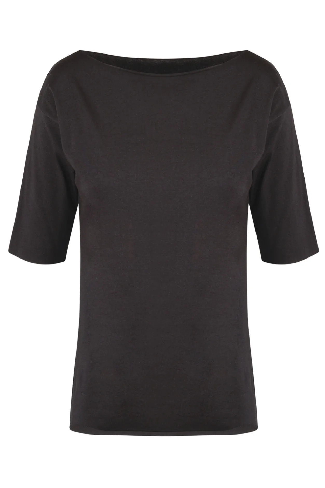 - T-shirt - 451529 - Nero^La Femme Blanche Outlet
