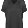 - T-shirt - 451604 - Nero^La Femme Blanche Outlet