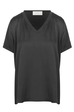- T-shirt - 451604 - Nero^La Femme Blanche Outlet