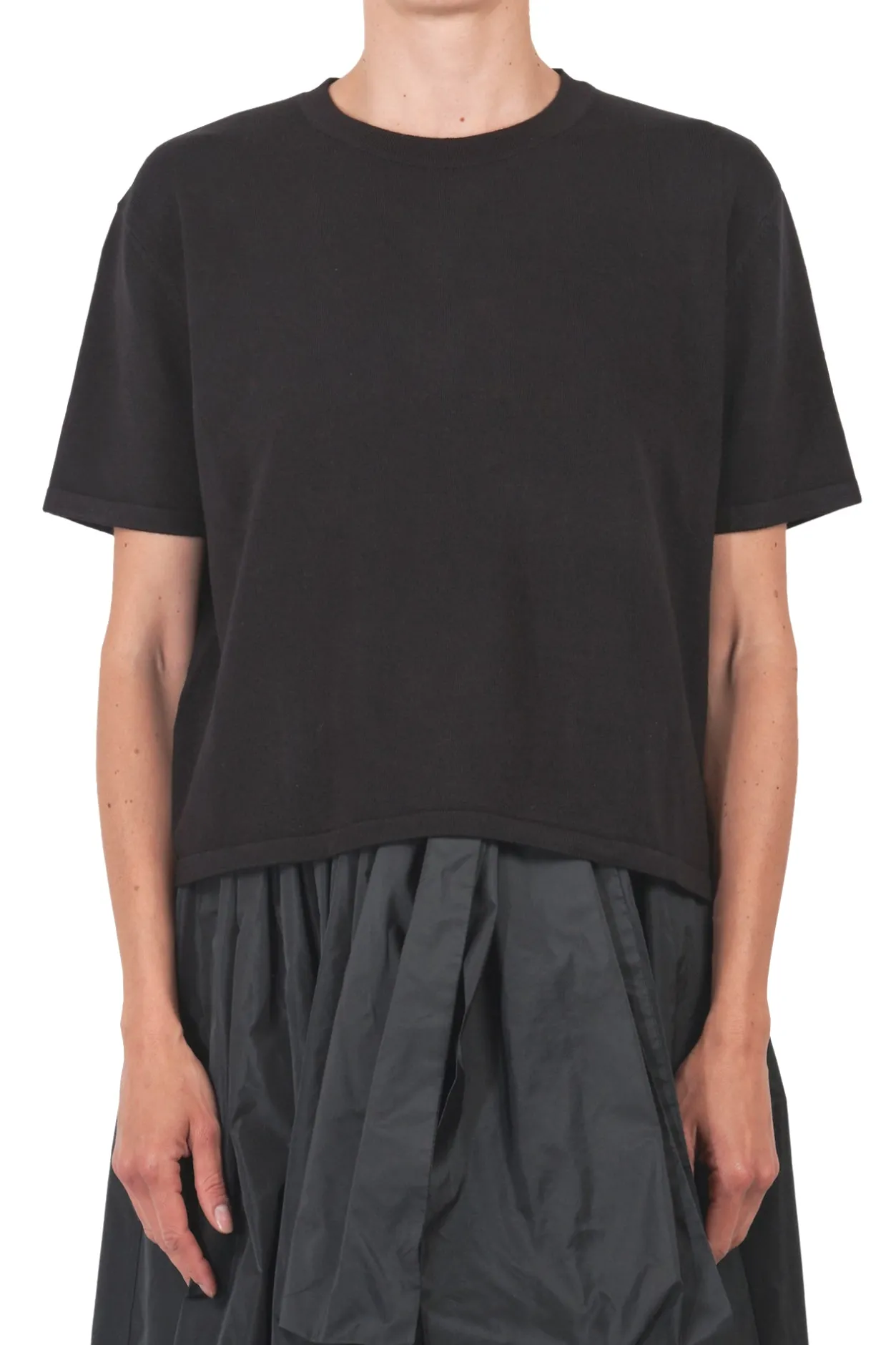 - T-shirt - 451549 - Nero^La Femme Blanche Sale