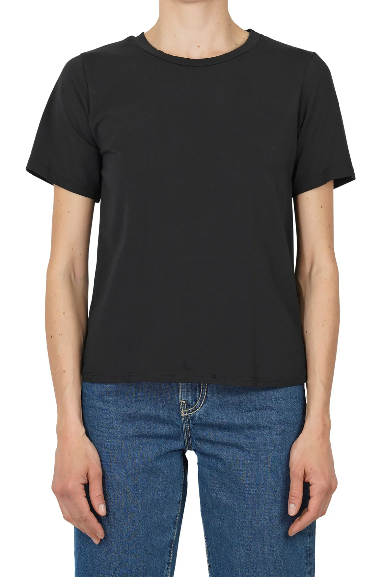 - T-shirt - 451455 - Nero^La Femme Blanche Sale
