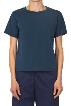 - T-shirt - 451455 - Blu^La Femme Blanche Sale