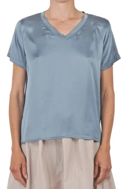 - T-shirt - 451604 - Azzurro^La Femme Blanche New