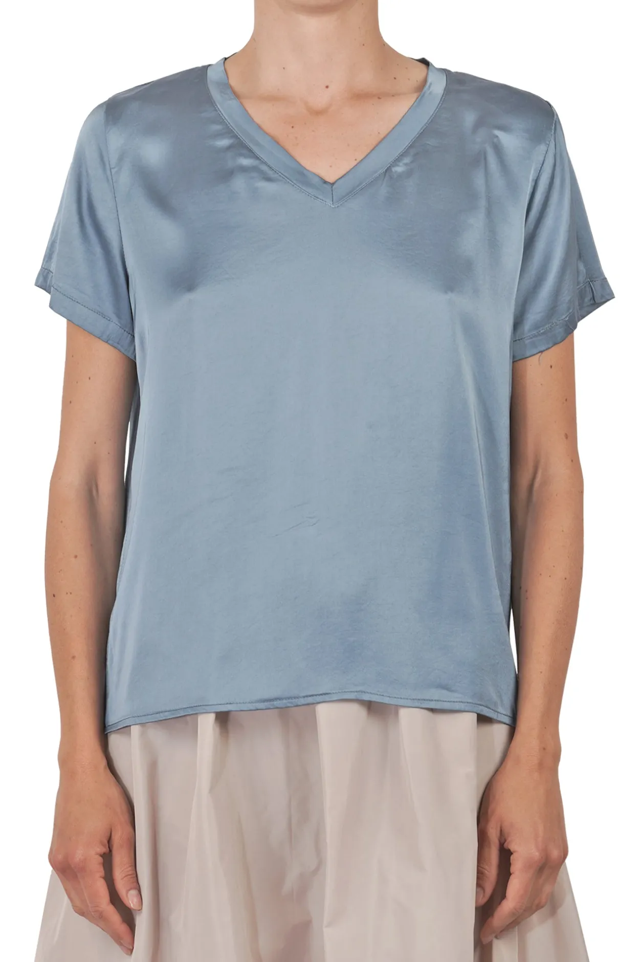 - T-shirt - 451604 - Azzurro^La Femme Blanche New