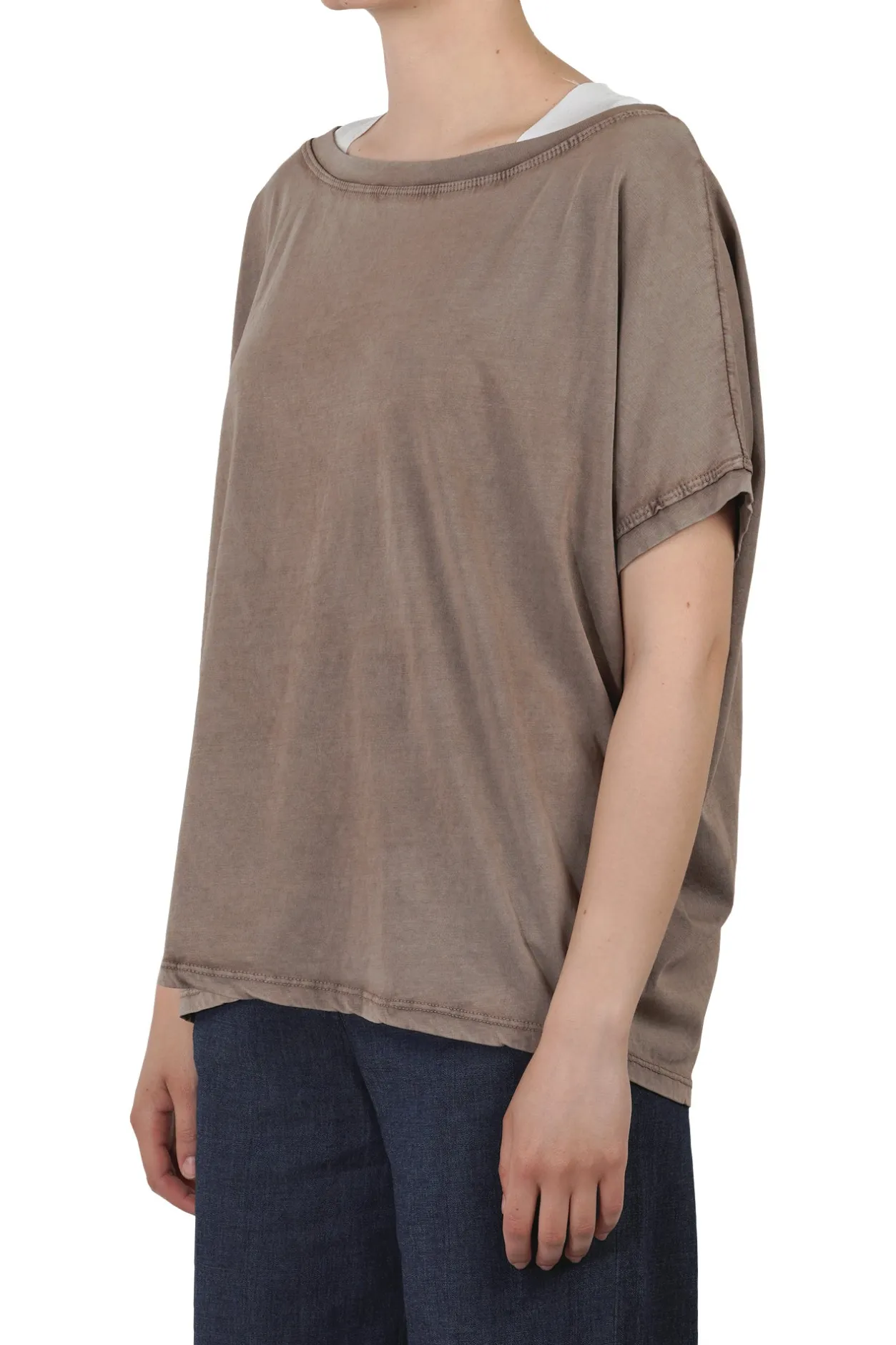 - T-shirt - 451527 - Marrone^La Femme Blanche Sale