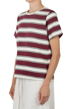 - T-shirt - 451466 - Panna/Prugna^La Femme Blanche New