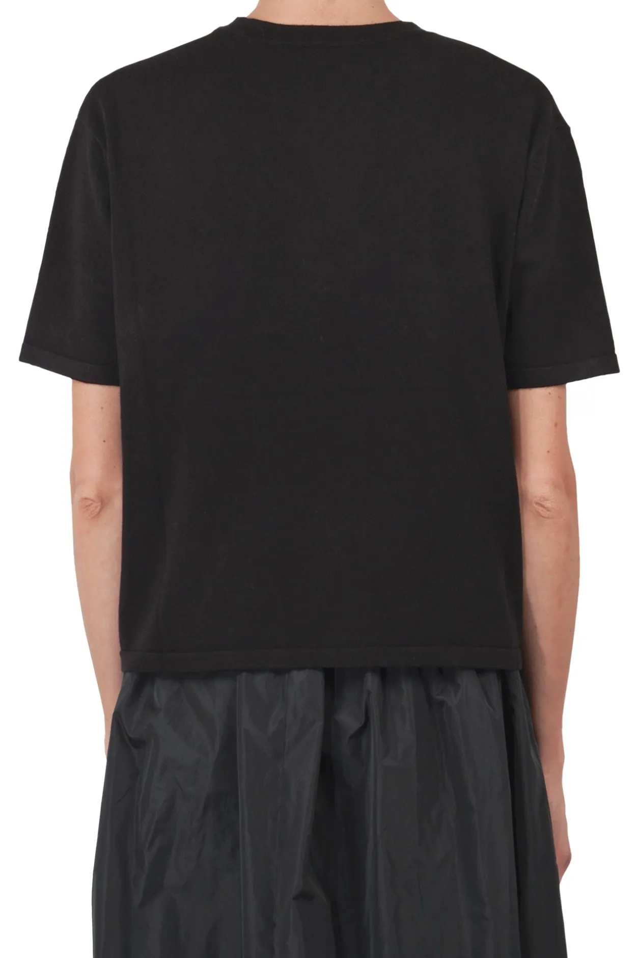 - T-shirt - 451549 - Nero^La Femme Blanche Sale