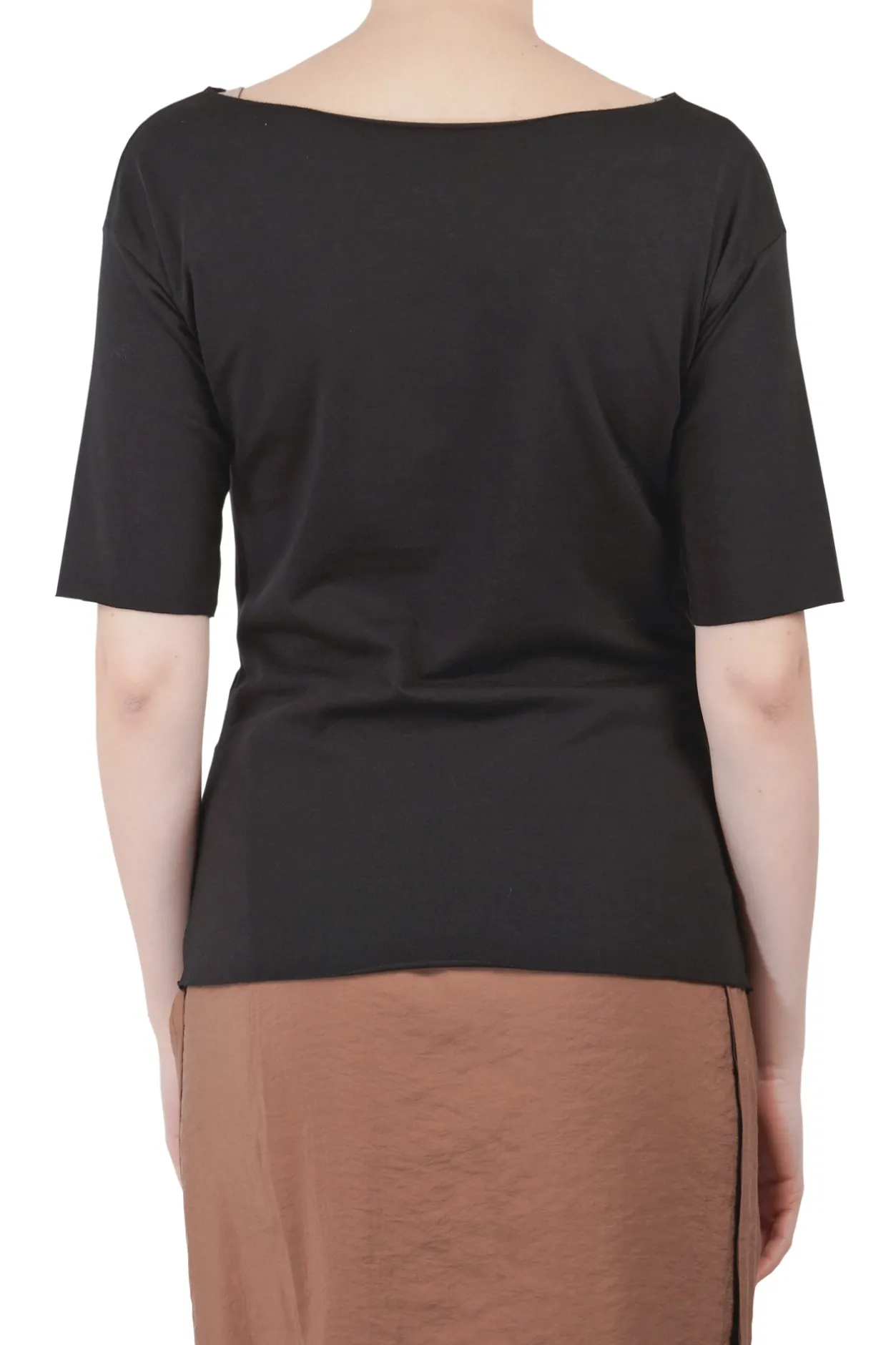 - T-shirt - 451529 - Nero^La Femme Blanche Outlet