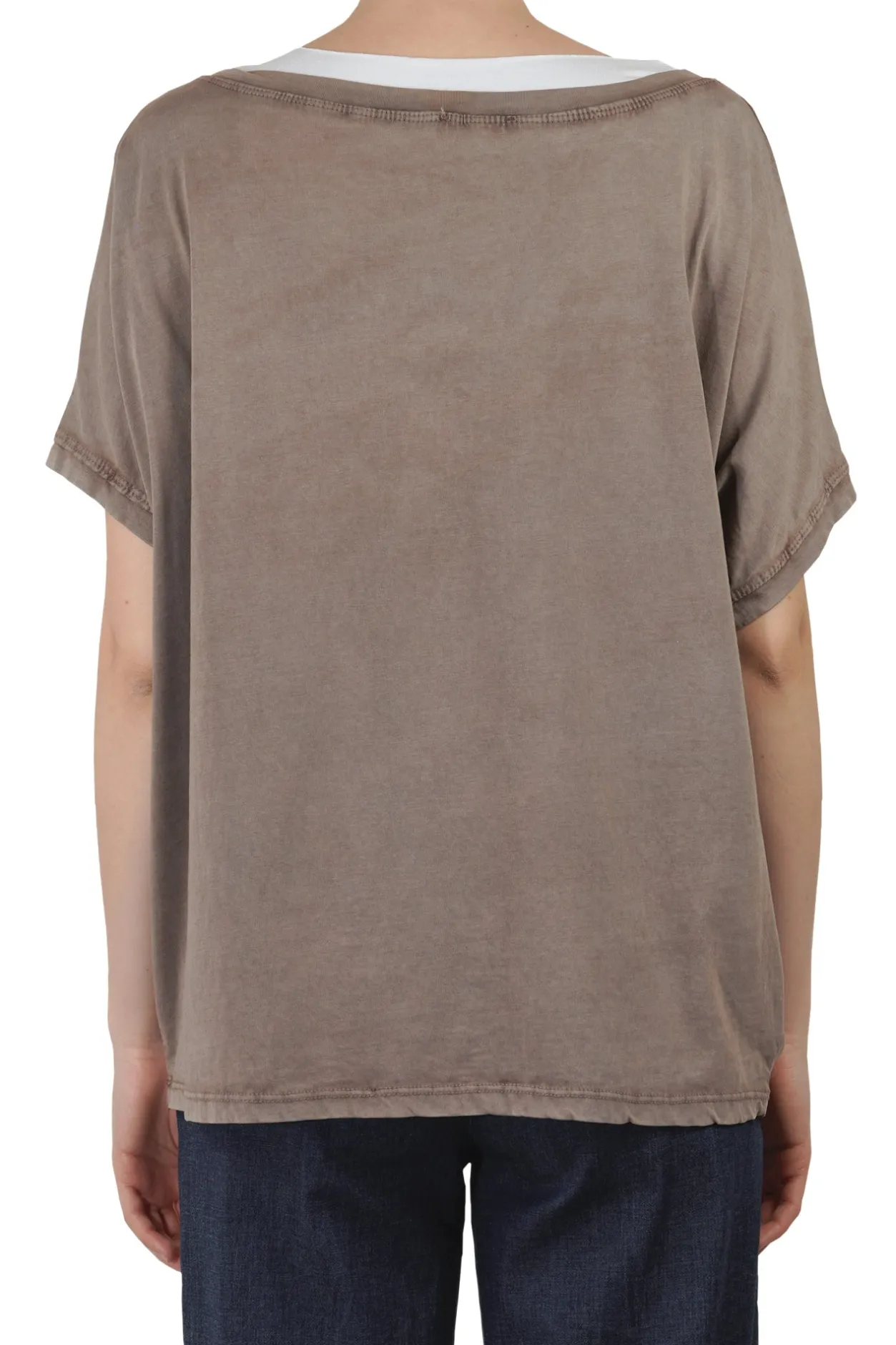 - T-shirt - 451527 - Marrone^La Femme Blanche Sale