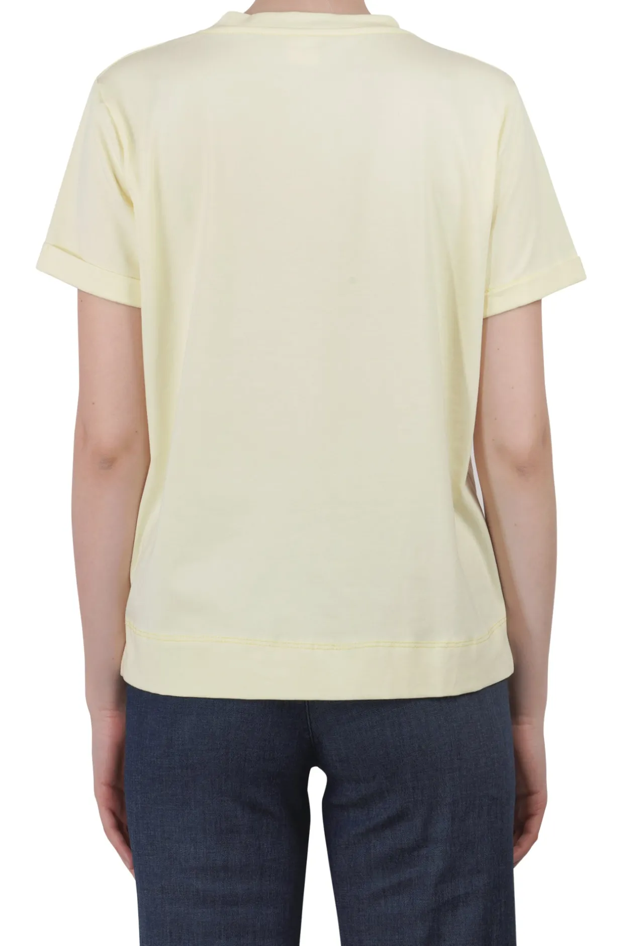 - T-shirt - 451526 - Giallo^La Femme Blanche Best