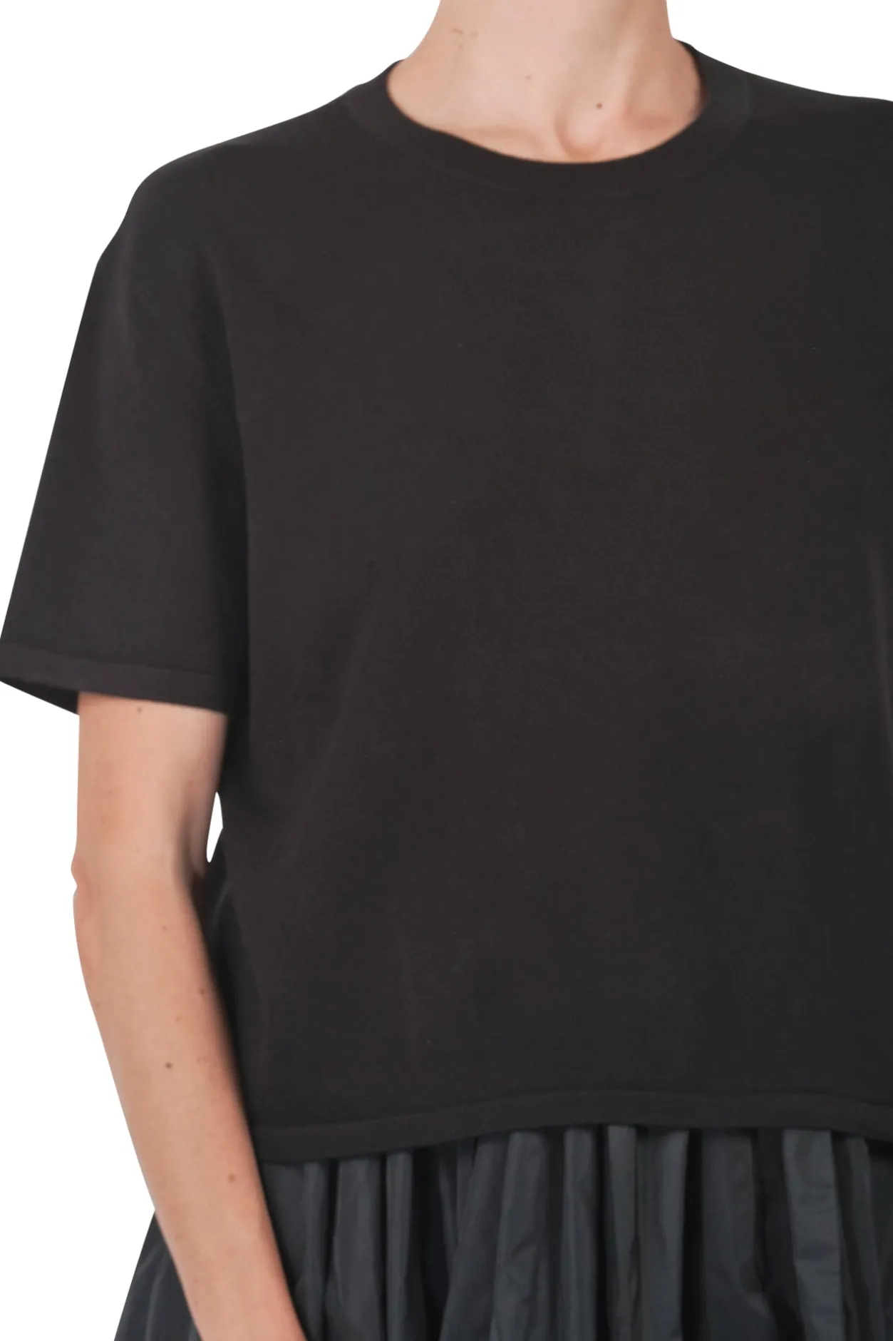 - T-shirt - 451549 - Nero^La Femme Blanche Sale