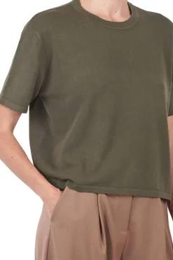 - T-shirt - 451549 - Militare^La Femme Blanche Clearance