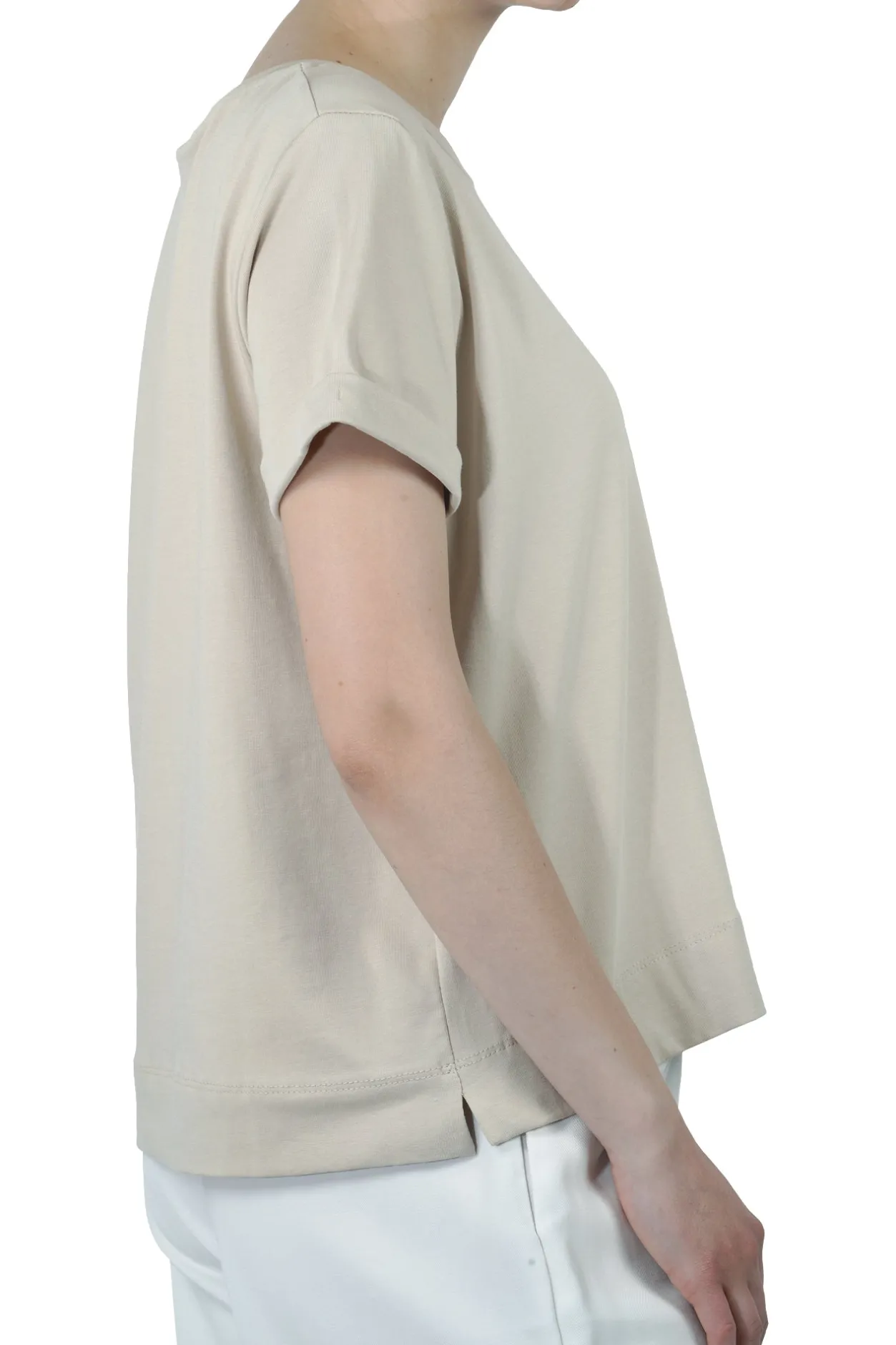 - T-shirt - 451526 - Beige^La Femme Blanche Outlet