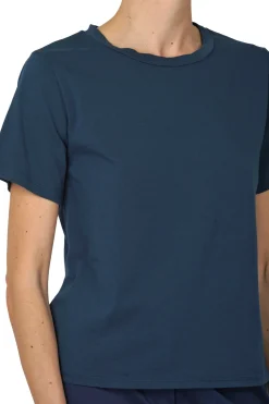 - T-shirt - 451455 - Blu^La Femme Blanche Sale