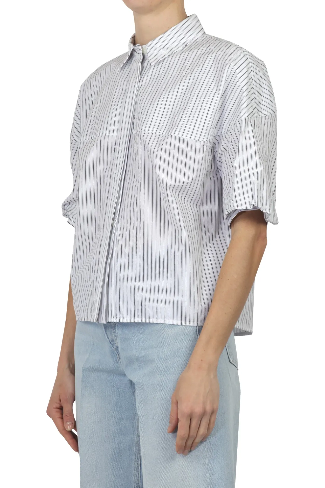 - Camicia - 450552 - Bianco/Nero^Liviana Conti Outlet