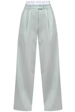 - Pantalone - 450570 - Verde acqua^Liviana Conti New