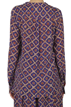 - Blusa - 450742 - Blu/Marrone^Maliparmi New