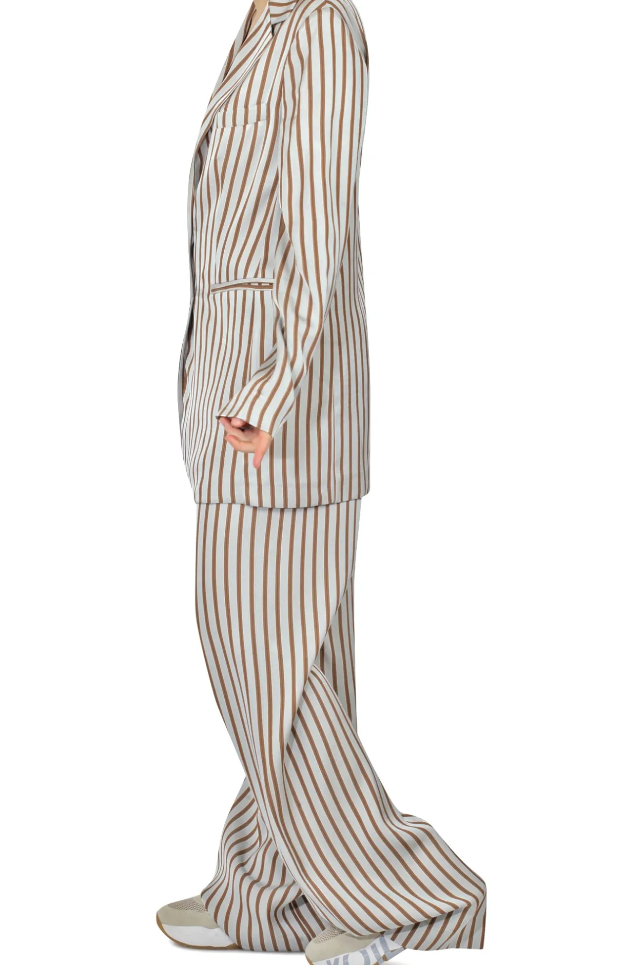 - Pantalone - 450741 - Azzurro/Marrone^Maliparmi Clearance