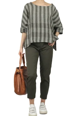 - Blusa - 450681 - Verde/Latte^Mama B Fashion